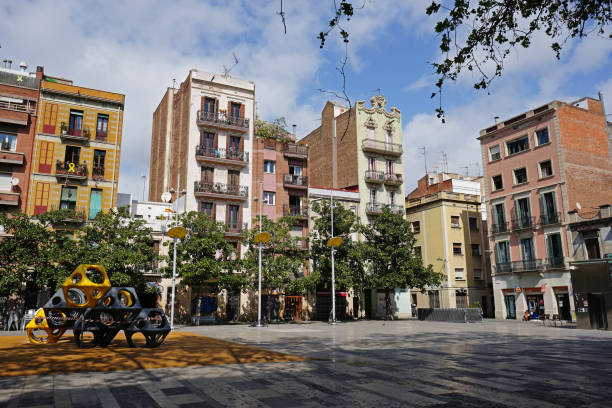 Gràcia neighborhood squares