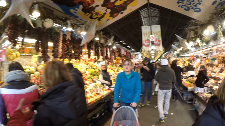 Shopping at La Boqueria & cooking class