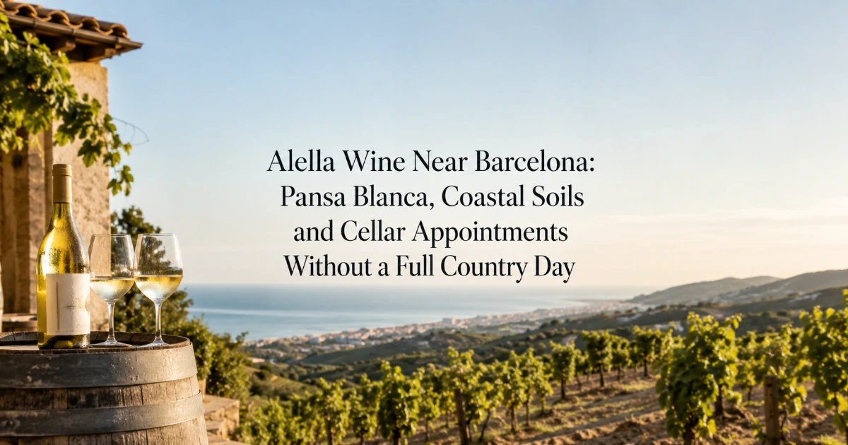 Barcelona — Alella Wine Near Barcelona: Pansa Blanca, Coastal Soils and Cellar Appointments Without a Full Country Day