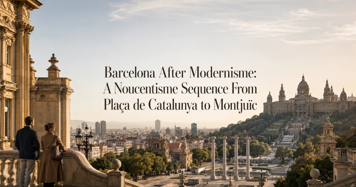 barcelona — Barcelona After Modernisme: A Noucentisme Sequence From Plaça de Catalunya to Montjuïc