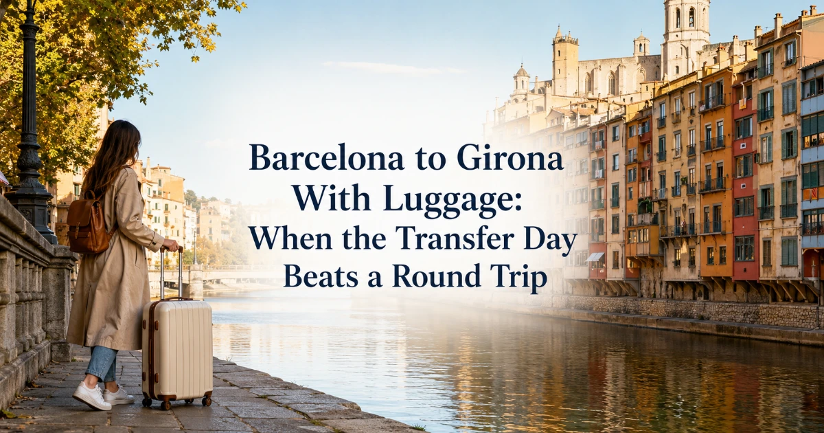 barcelona — Barcelona to Girona With Luggage: When the Transfer Day Beats a Round Trip