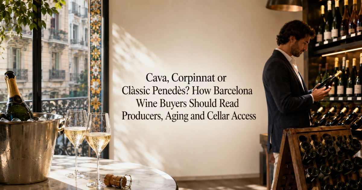 Barcelona — Cava, Corpinnat or Clàssic Penedès? How Barcelona Wine Buyers Should Read Producers, Aging and Cellar Access