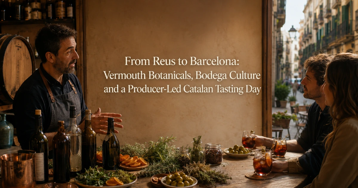 Barcelona — From Reus to Barcelona: Vermouth Botanicals, Bodega Culture and a Producer-Led Catalan Tasting Day