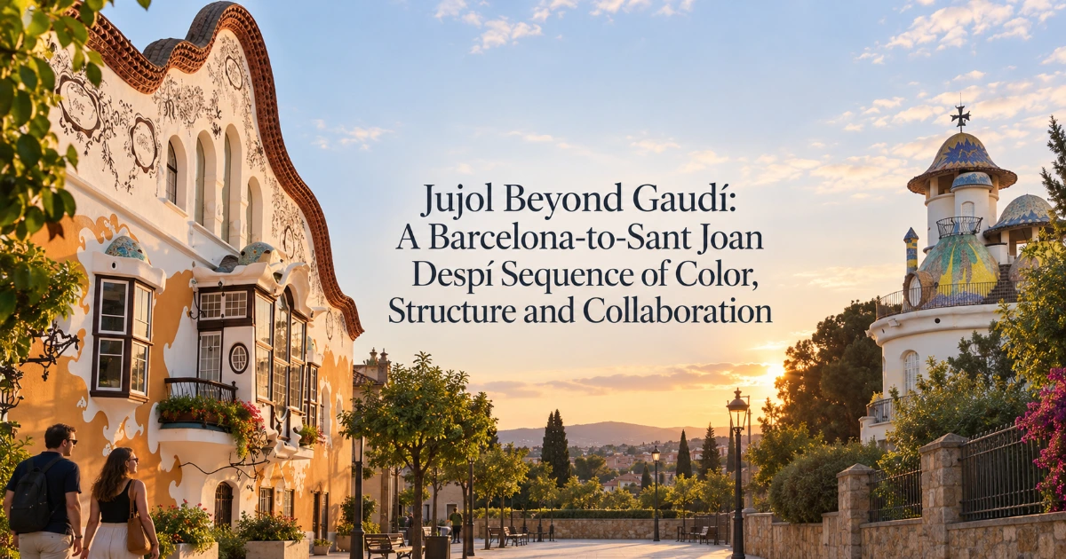 barcelona — Jujol Beyond Gaudí: A Barcelona-to-Sant Joan Despí Sequence of Color, Structure and Collaboration