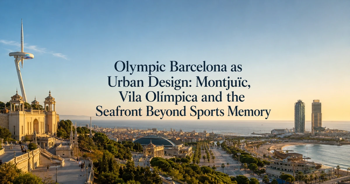 Barcelona — Olympic Barcelona as Urban Design: Montjuïc, Vila Olímpica and the Seafront Beyond Sports Memory