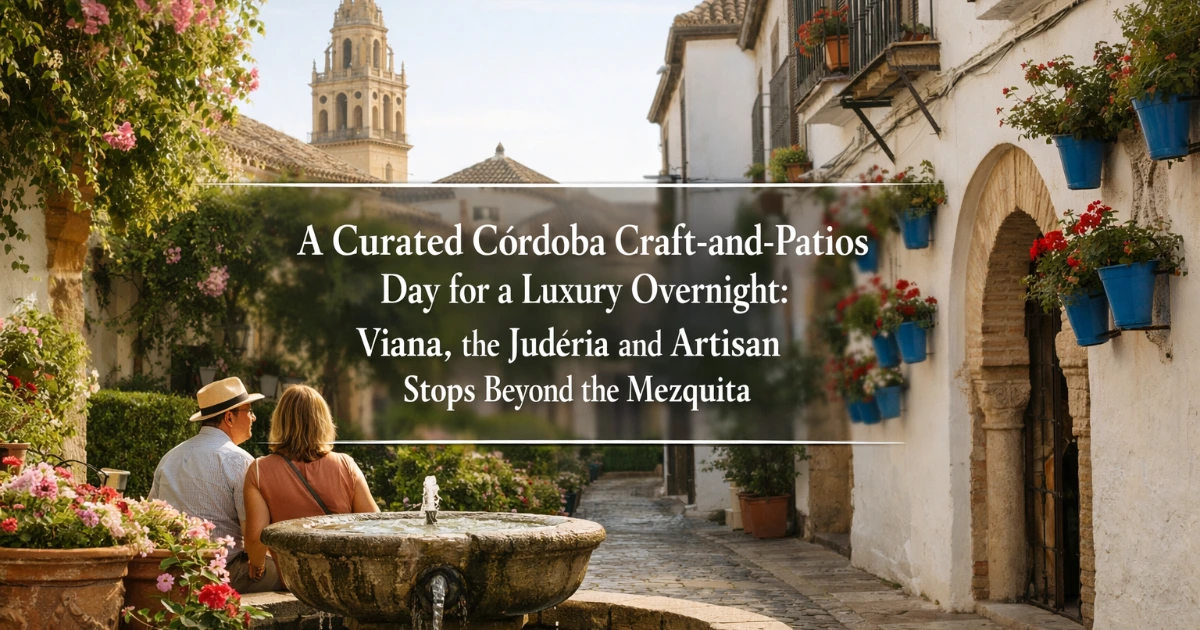 cordoba — A Curated Córdoba Craft-and-Patios Day for a Luxury Overnight: Viana, the Judería and Artisan Stops Beyond the Mezquita