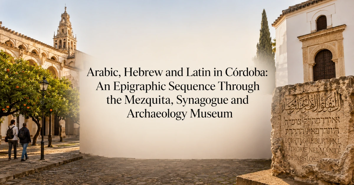 Cordoba — Arabic, Hebrew and Latin in Córdoba: An Epigraphic Sequence Through the Mezquita, Synagogue and Archaeology Museum