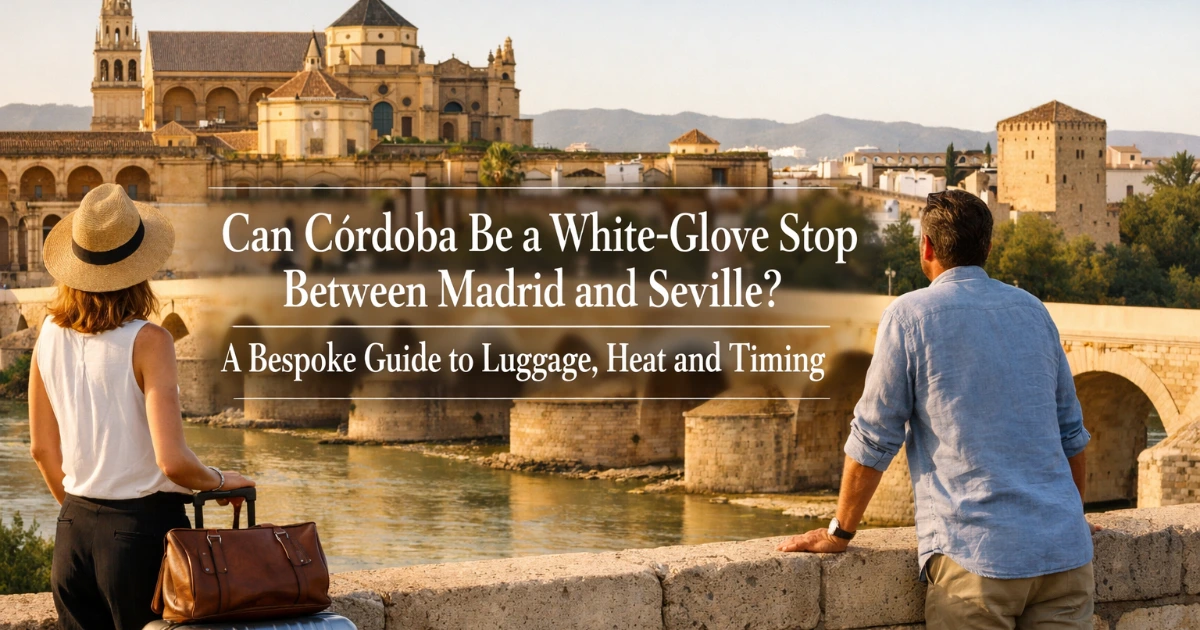 cordoba — Can Córdoba Be a White-Glove Stop Between Madrid and Seville? A Bespoke Guide to Luggage, Heat and Timing