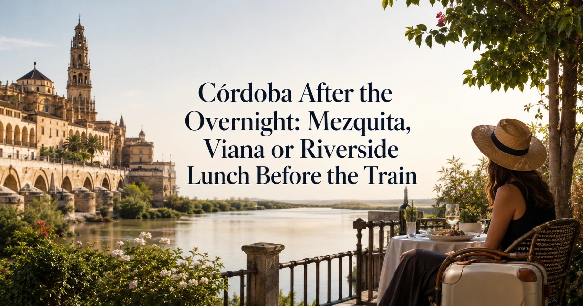 cordoba — Córdoba After the Overnight: Mezquita, Viana or Riverside Lunch Before the Train