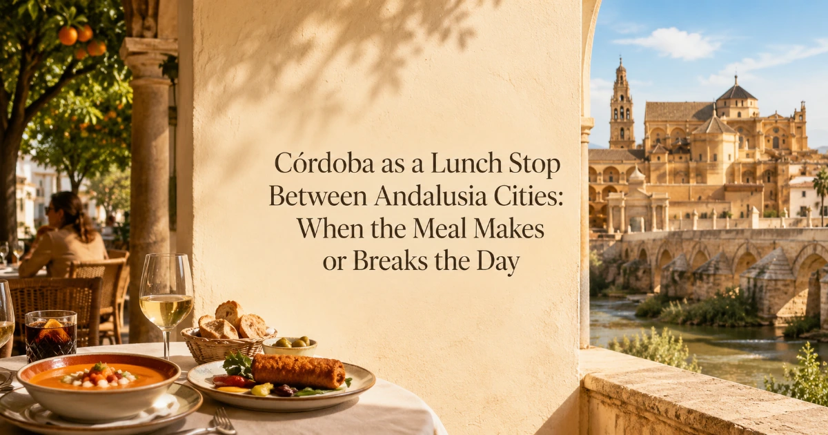 cordoba — Córdoba as a Lunch Stop Between Andalusia Cities: When the Meal Makes or Breaks the Day