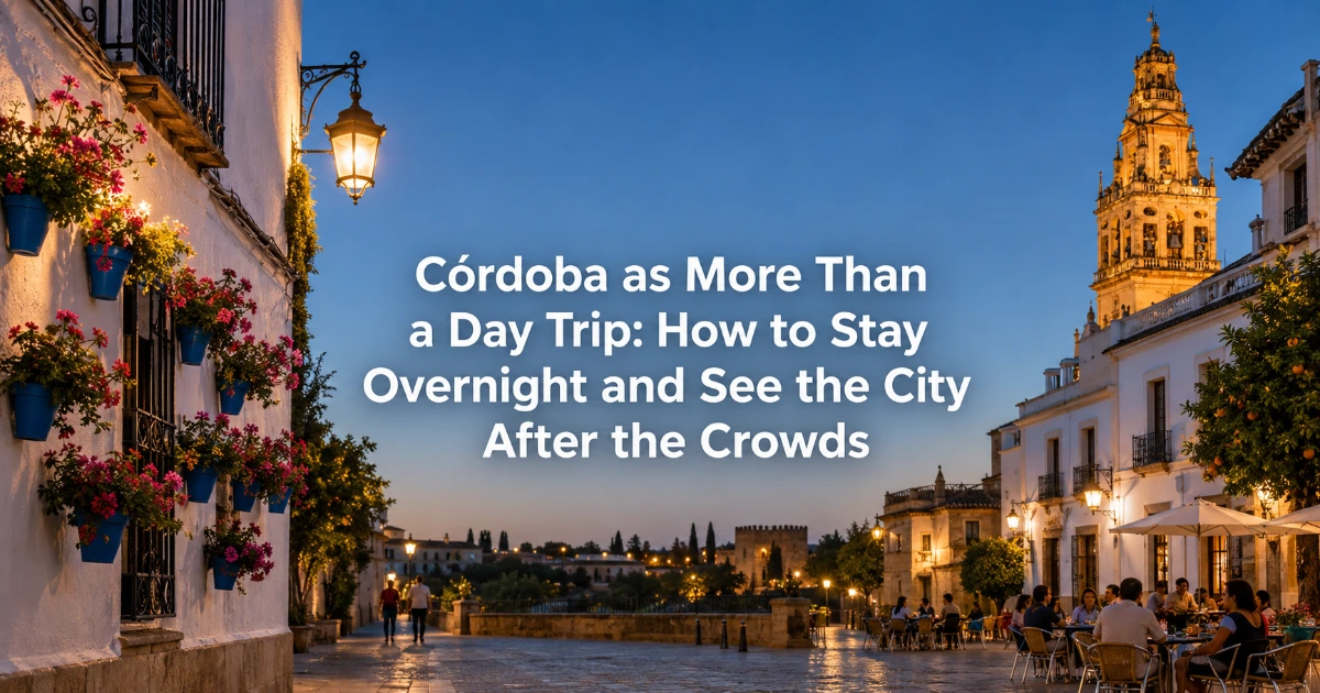 Cordoba — Córdoba as More Than a Day Trip: How to Stay Overnight and See the City After the Crowds