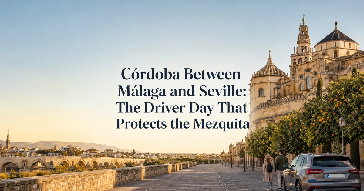 Cordoba — Córdoba Between Málaga and Seville: The Driver Day That Protects the Mezquita