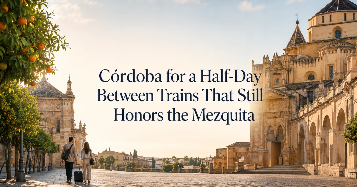 Cordoba — Córdoba for a Half-Day Between Trains That Still Honors the Mezquita