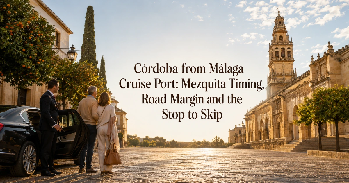 Cordoba — Córdoba from Málaga Cruise Port: Mezquita Timing, Road Margin and the Stop to Skip