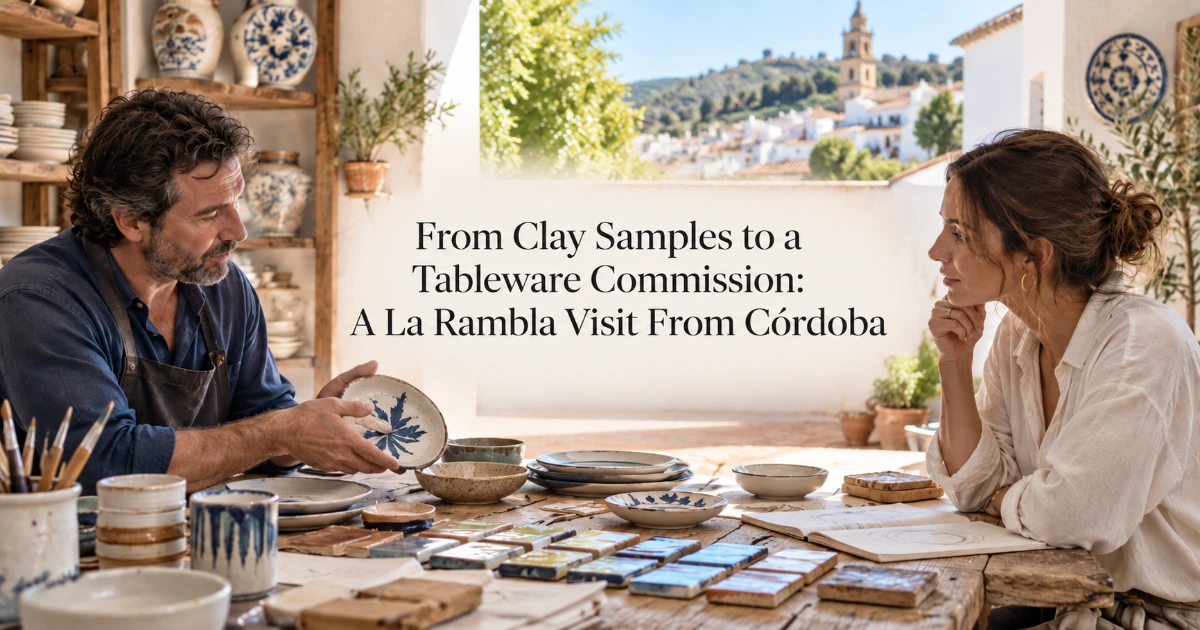Cordoba — From Clay Samples to a Tableware Commission: A La Rambla Visit From Córdoba