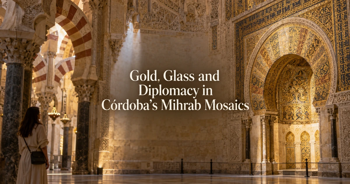 Cordoba — Gold, Glass and Diplomacy in Córdoba’s Mihrab Mosaics