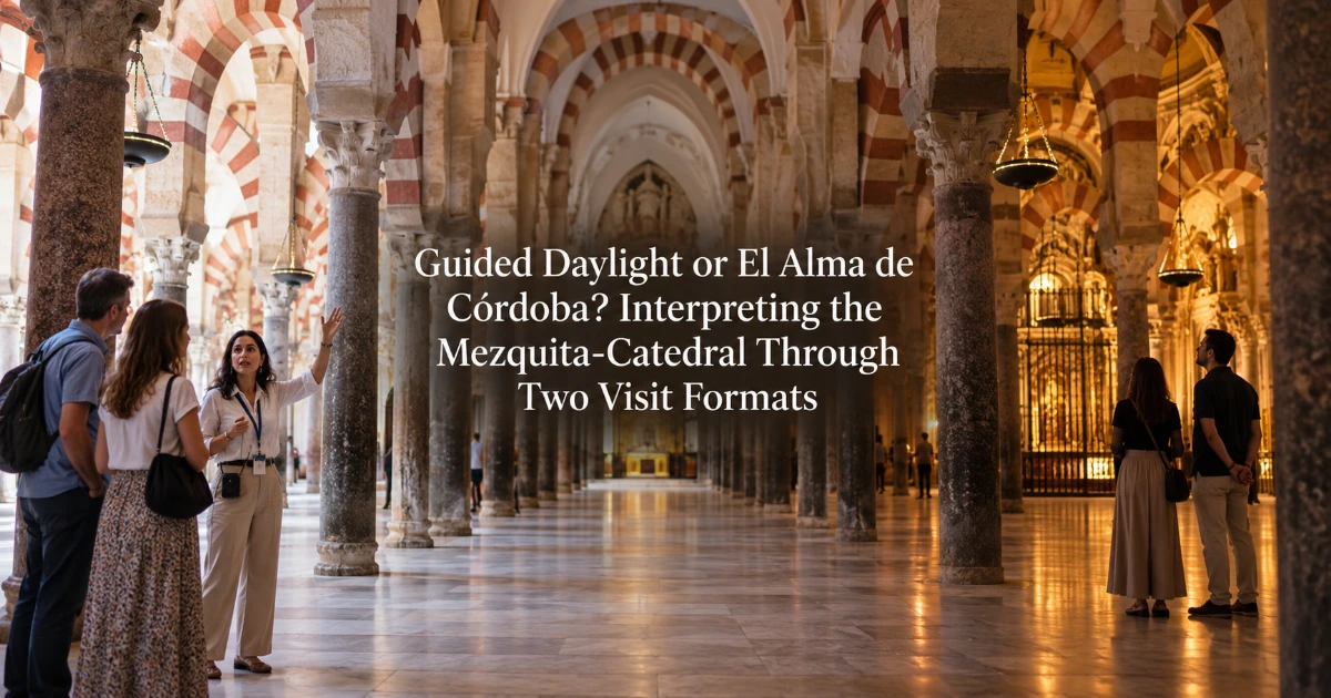 Cordoba — Guided Daylight or El Alma de Córdoba? Interpreting the Mezquita-Catedral Through Two Visit Formats