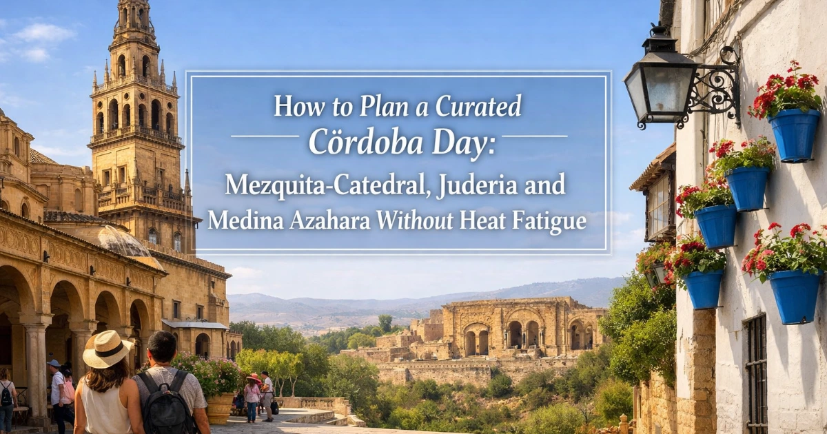 cordoba — How to Plan a Curated Córdoba Day: Mezquita-Catedral, Judería and Medina Azahara Without Heat Fatigue