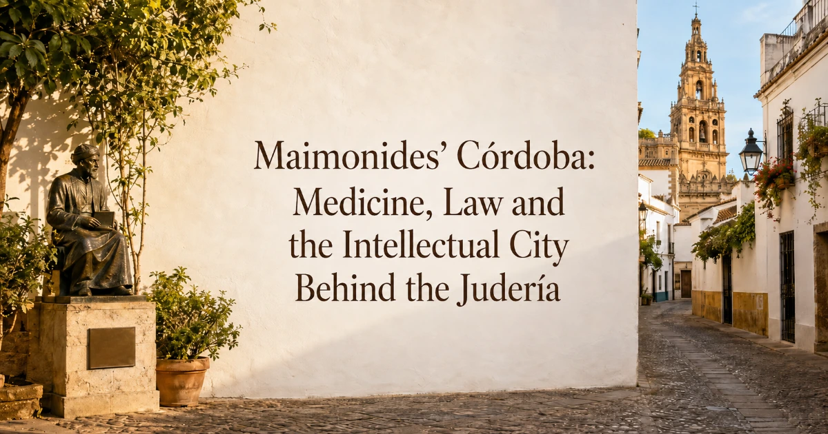 Cordoba — Maimonides’ Córdoba: Medicine, Law and the Intellectual City Behind the Judería