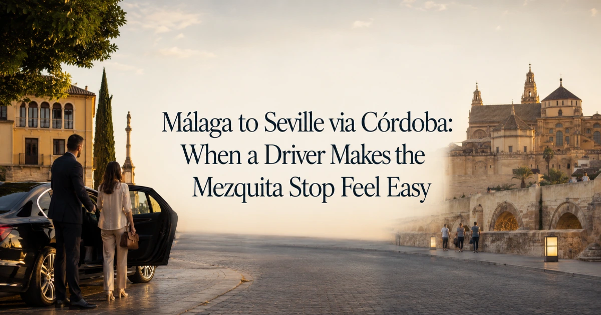 Cordoba — Málaga to Seville via Córdoba: When a Driver Makes the Mezquita Stop Feel Easy