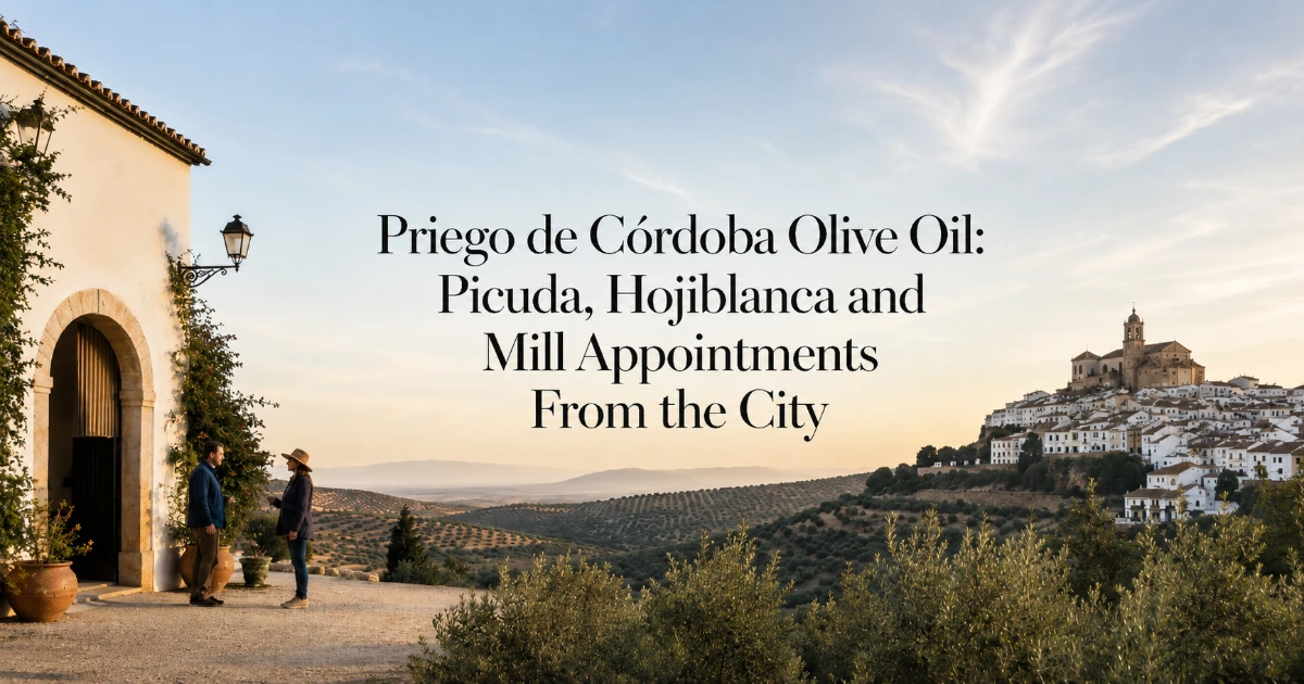 Cordoba — Priego de Córdoba Olive Oil: Picuda, Hojiblanca and Mill Appointments From the City