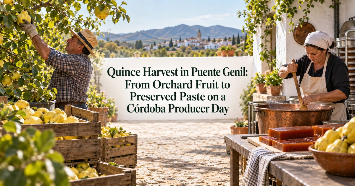 Cordoba — Quince Harvest in Puente Genil: From Orchard Fruit to Preserved Paste on a Córdoba Producer Day