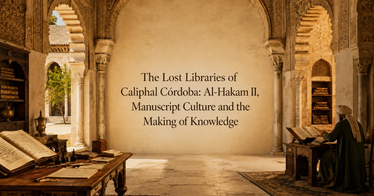 cordoba — The Lost Libraries of Caliphal Córdoba: Al-Hakam II, Manuscript Culture and the Making of Knowledge