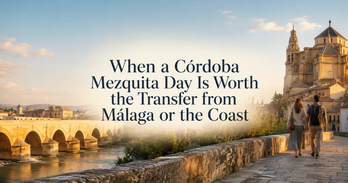 cordoba — When a Córdoba Mezquita Day Is Worth the Transfer from Málaga or the Coast