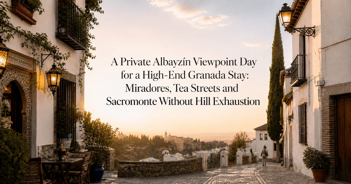 granada — A Private Albayzín Viewpoint Day for a High-End Granada Stay: Miradores, Tea Streets and Sacromonte Without Hill Exhaustion