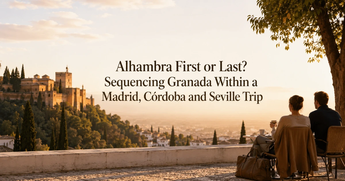 granada — Alhambra First or Last? Sequencing Granada Within a Madrid, Córdoba and Seville Trip