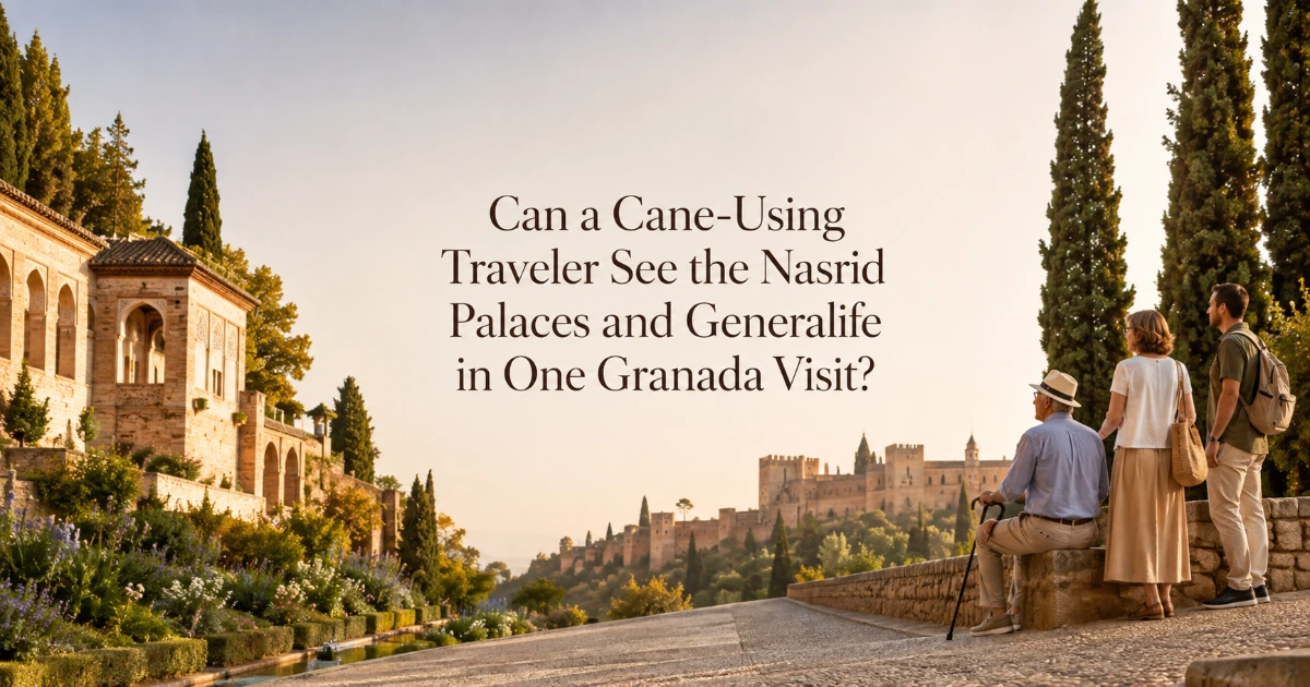 Granada — Can a Cane-Using Traveler See the Nasrid Palaces and Generalife in One Granada Visit?
