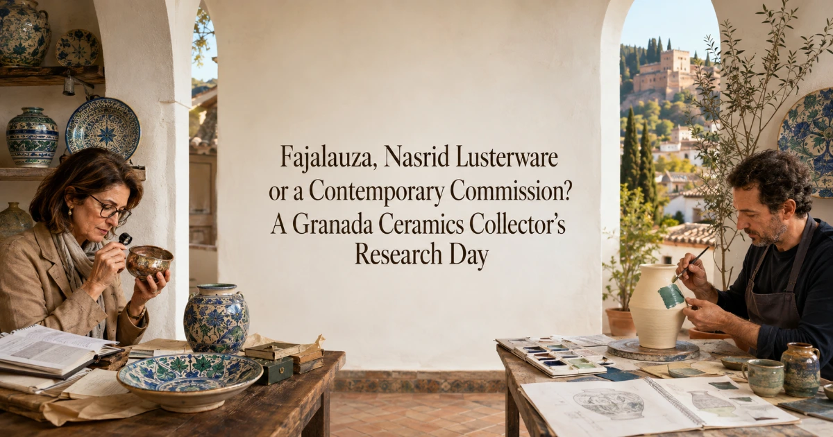 Granada — Fajalauza, Nasrid Lusterware or a Contemporary Commission? A Granada Ceramics Collector’s Research Day