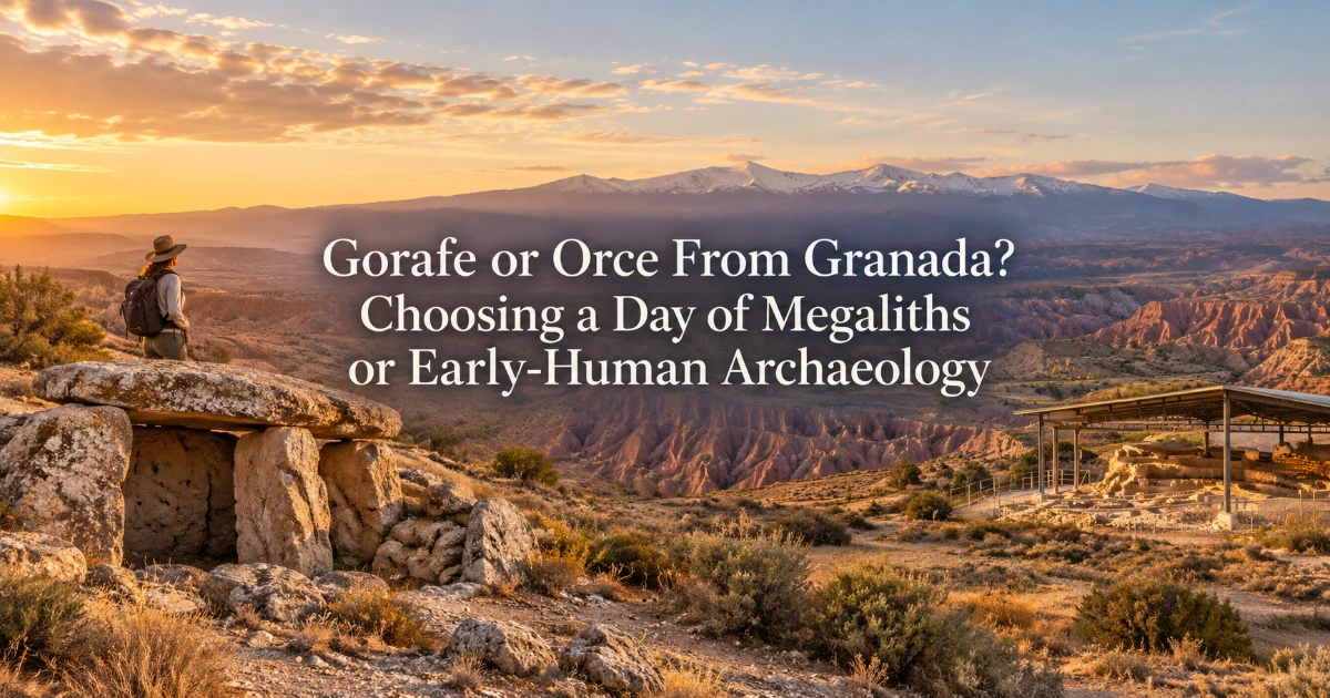 Granada — Gorafe or Orce From Granada? Choosing a Day of Megaliths or Early-Human Archaeology