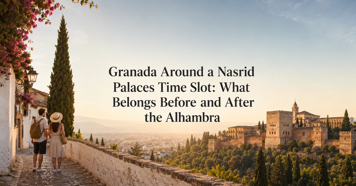 granada — Granada Around a Nasrid Palaces Time Slot: What Belongs Before and After the Alhambra