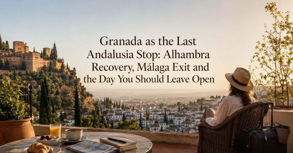 Granada — Granada as the Last Andalusia Stop: Alhambra Recovery, Málaga Exit and the Day You Should Leave Open