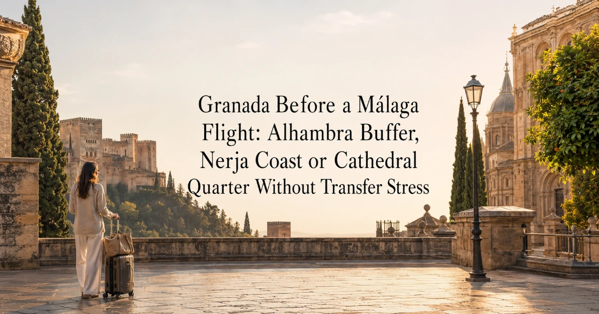 granada — Granada Before a Málaga Flight: Alhambra Buffer, Nerja Coast or Cathedral Quarter Without Transfer Stress