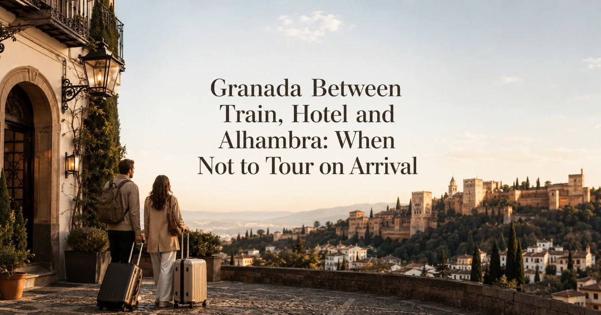 granada — Granada Between Train, Hotel and Alhambra: When Not to Tour on Arrival