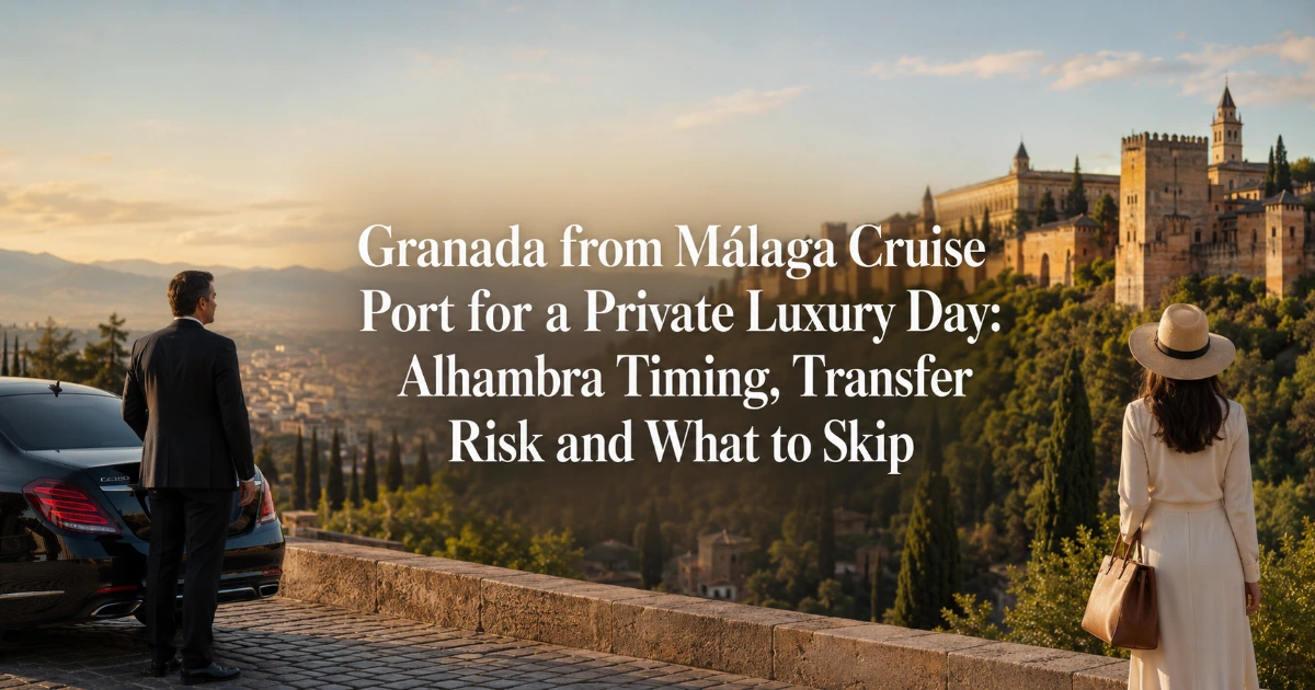 granada — Granada from Málaga Cruise Port for a Private Luxury Day: Alhambra Timing, Transfer Risk and What to Skip