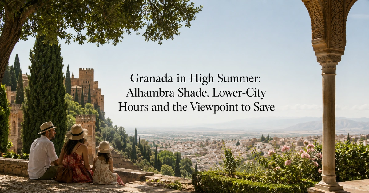 Granada — Granada in High Summer: Alhambra Shade, Lower-City Hours and the Viewpoint to Save