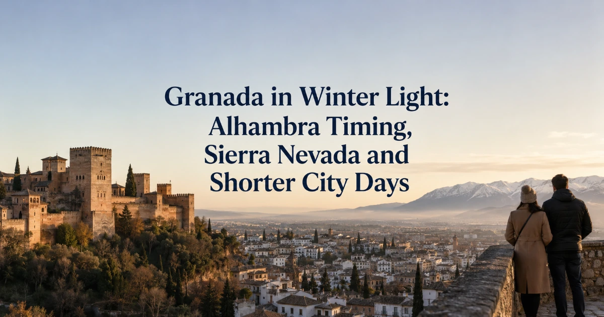granada — Granada in Winter Light: Alhambra Timing, Sierra Nevada and Shorter City Days