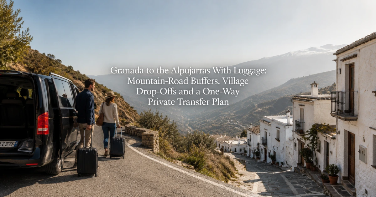 Granada — Granada to the Alpujarras With Luggage: Mountain-Road Buffers, Village Drop-Offs and a One-Way Private Transfer Plan