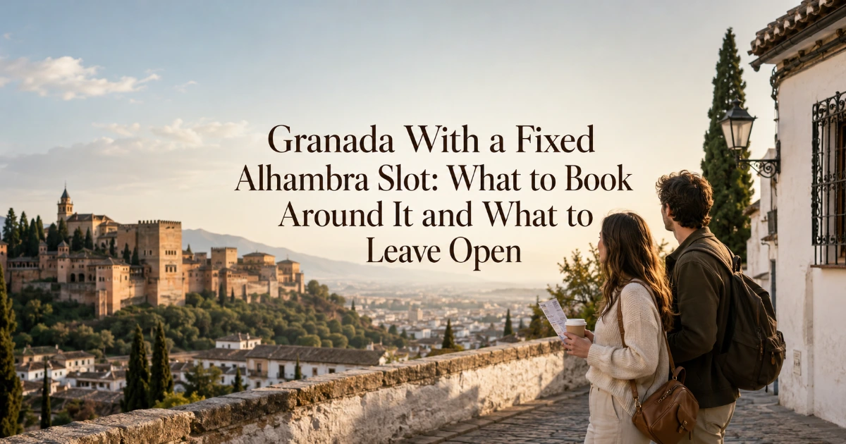 Granada — Granada With a Fixed Alhambra Slot: What to Book Around It and What to Leave Open