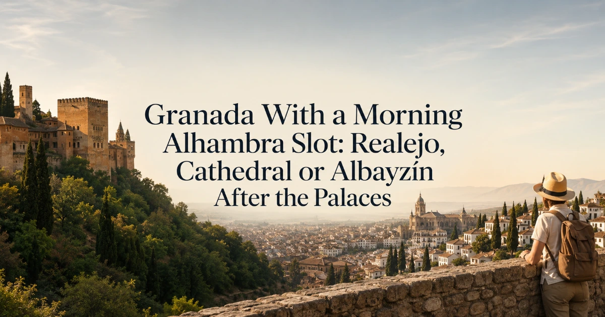 Granada — Granada With a Morning Alhambra Slot: Realejo, Cathedral or Albayzín After the Palaces