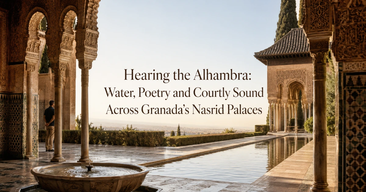 granada — Hearing the Alhambra: Water, Poetry and Courtly Sound Across Granada’s Nasrid Palaces