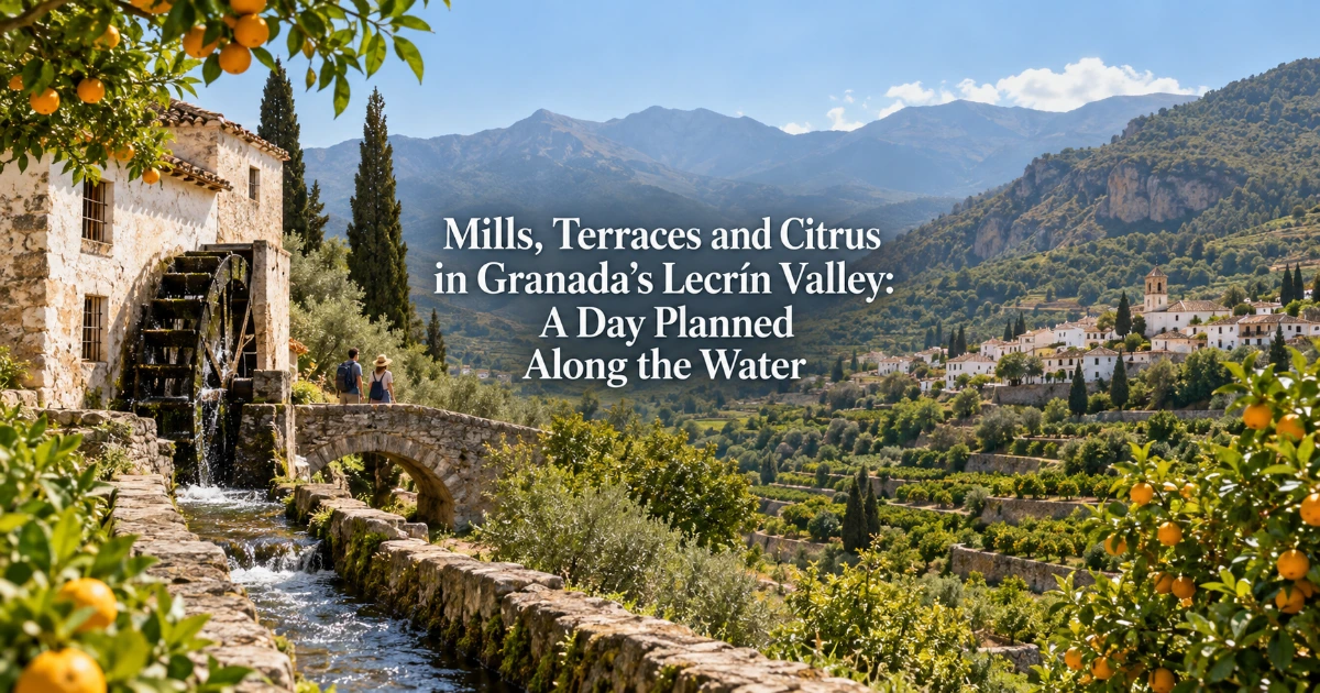 Granada — Mills, Terraces and Citrus in Granada’s Lecrín Valley: A Day Planned Along the Water