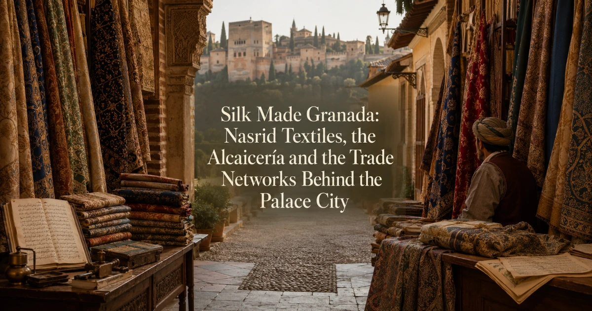 Granada — Silk Made Granada: Nasrid Textiles, the Alcaicería and the Trade Networks Behind the Palace City