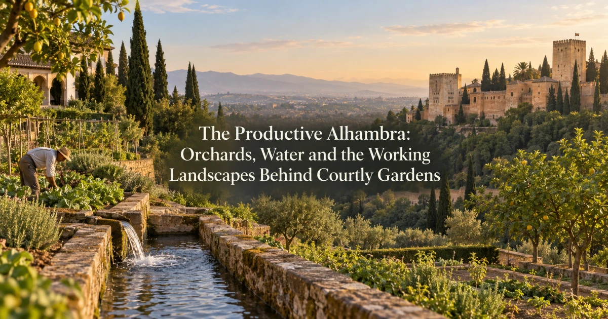 granada — The Productive Alhambra: Orchards, Water and the Working Landscapes Behind Courtly Gardens