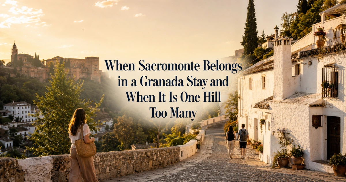 Granada — When Sacromonte Belongs in a Granada Stay and When It Is One Hill Too Many