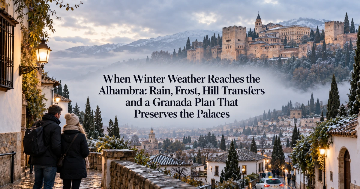 granada — When Winter Weather Reaches the Alhambra: Rain, Frost, Hill Transfers and a Granada Plan That Preserves the Palaces