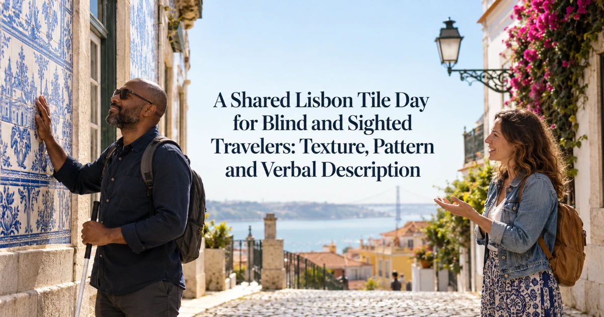 lisbon — A Shared Lisbon Tile Day for Blind and Sighted Travelers: Texture, Pattern and Verbal Description